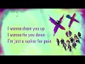 Sucker for pain  (lyrics video)