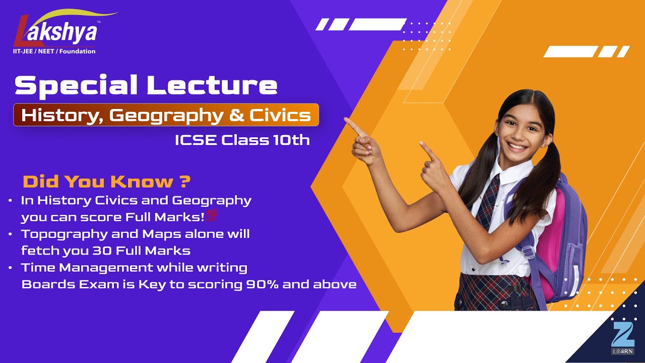 Special Lecture History Geography Civics for ICSE class 10th YouTube
