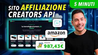 Create your AUTOMATED Amazon affiliate site with Creators API