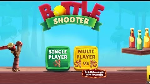KNOCK DOWN BOTTLE SHOOTER | GAME PLAY VIDEO WATCH END 🔚 #youtube #trending #viral