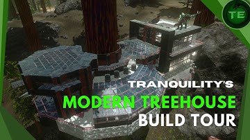 Ark Mobile Base Build | Awesome Modern Treehouse | Build Tour