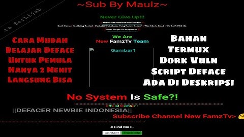 Deface Untuk Pemula Menggunakan Termux