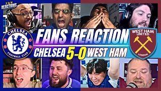 CHELSEA FANS REACTION TO CHELSEA 5-0 WEST HAM | PREMIER LEAGUE