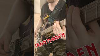 Iron Maiden - Wasting Love Solo #shorts #rock #metal #guitar #guitarcover #ironmaiden #heavymetal