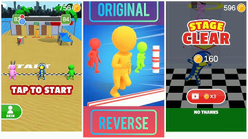 RUN PARTY - REAL vs REVERSE Gameplay Walkthrough || GAMING BECOME FUN