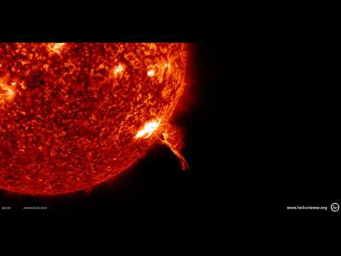 Long-duration M4.2 solar flare erupts from Region 3575