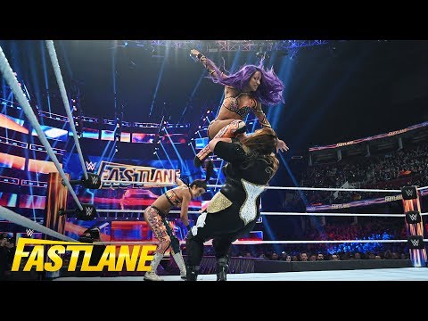 Banks & Bayley exhibit beautiful teamwork against Jax & Tamina: WWE Fastlane 2019 (WWE Network)