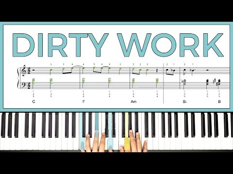 How to play 'Dirty Work' by Steely Dan on the piano -- Playground Sessions