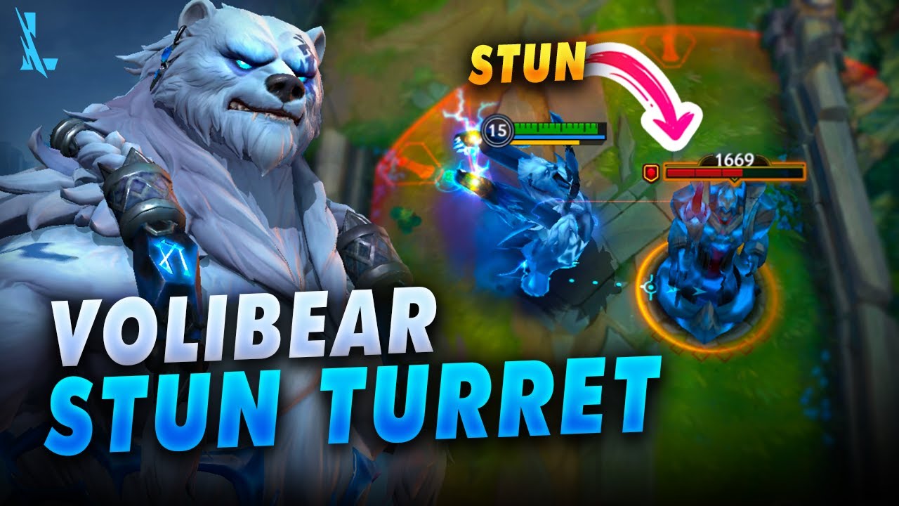 Bisa Nge Stun Turret, Hero Baru Volibear Wild Rift PBE - YouTube