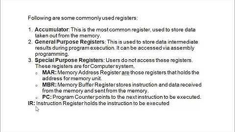 types of registers in computer architecture urdu|hindi|types of registers in computer
