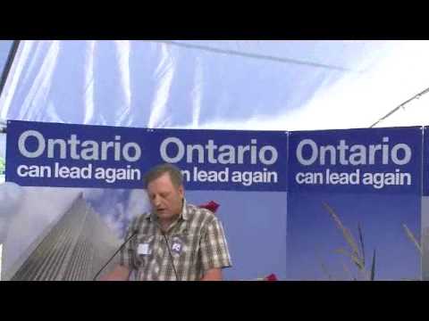 Tim Hudak BBQ Anti HST Protest Mooneys Bay