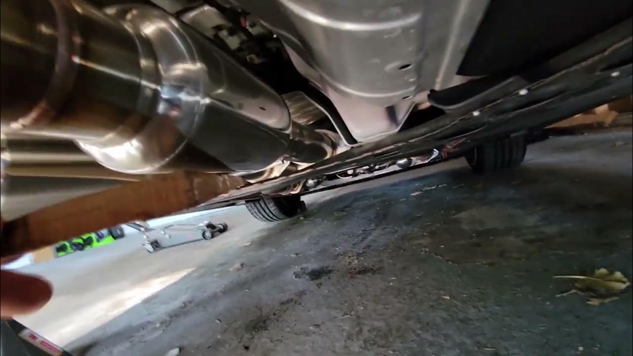 PROJECT VQ 370Z EXHAUST RATTLE FIX YouTube