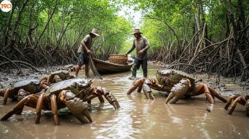 TRÚNG ĐẬM! Ngư Dân Thái Lan Bắt Cua Bùn Trong Rừng Ngập Mặn - Ngày Đi Săn Trúng Đậm