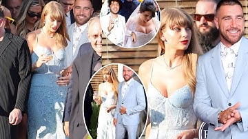 Taylor Swift & Travis Kelce Shine at Selena Gomez & Benny Blanco’s Fairytale California Wedding ✨💍