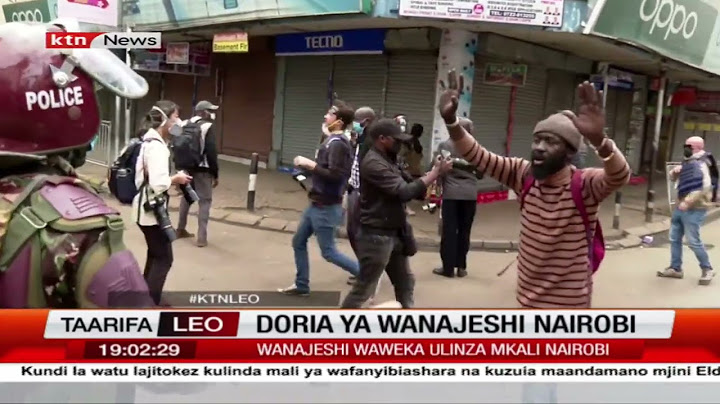 Wanajeshi waweka ulinzi mkali jijini Nairobi