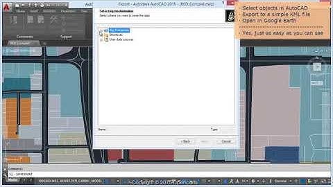 Directly to Google Earth KML from your AutoCAD drawing   Spatial Manager