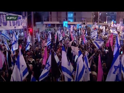 LIVE: Protest against Netanyahu ahead of Israeli legislative elections