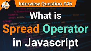 What is Spread Operator in JavaScript | JavaScript Tutorials in Hindi | Interview Question #45 screenshot 3