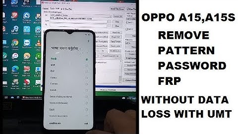 Hard Reset Oppo A15,A15s Cph2185 Remove Screen Lock Pattern/Pin/Password  Latest 2021 with Umt