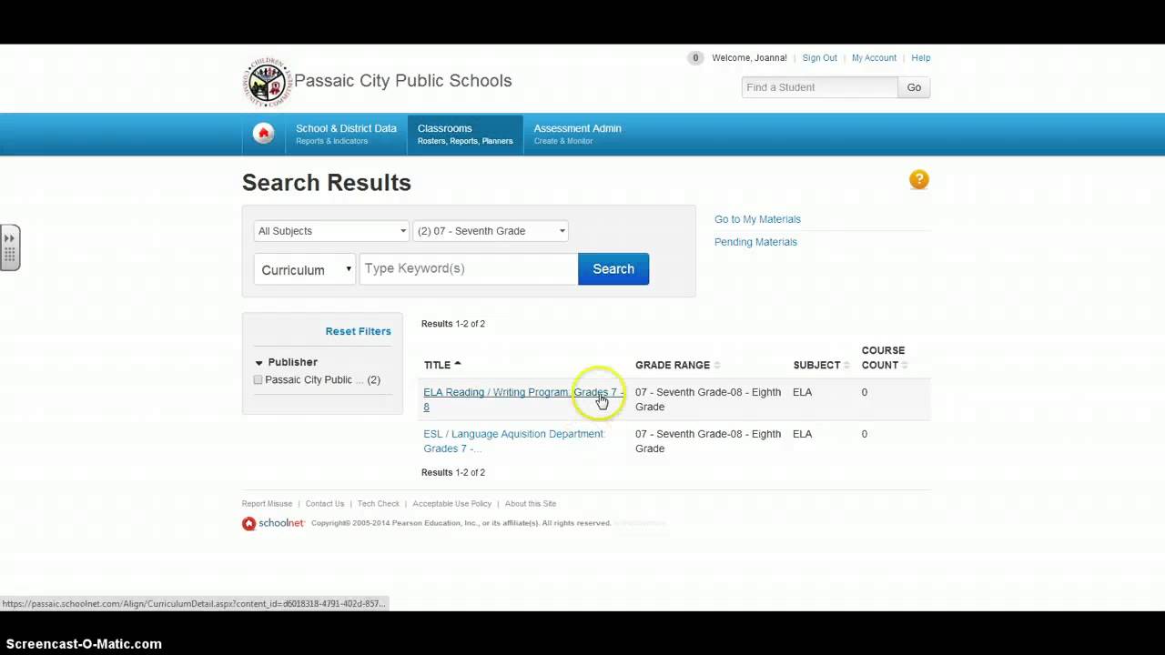 How To Access Your Curriculum On SchoolNet YouTube