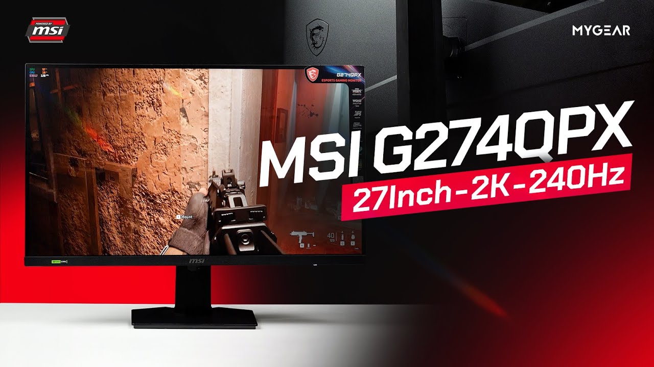 Màn Hình Gaming MSI G274QPX 27 inch WQHD IPS 240Hz 1ms GTG