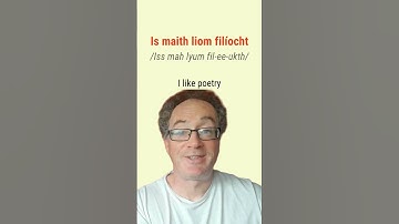 How to say I like poetry in Irish #bitesizeirish