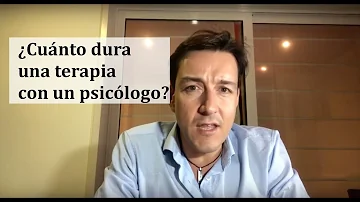 ¿Cuánto debe durar la terapia?