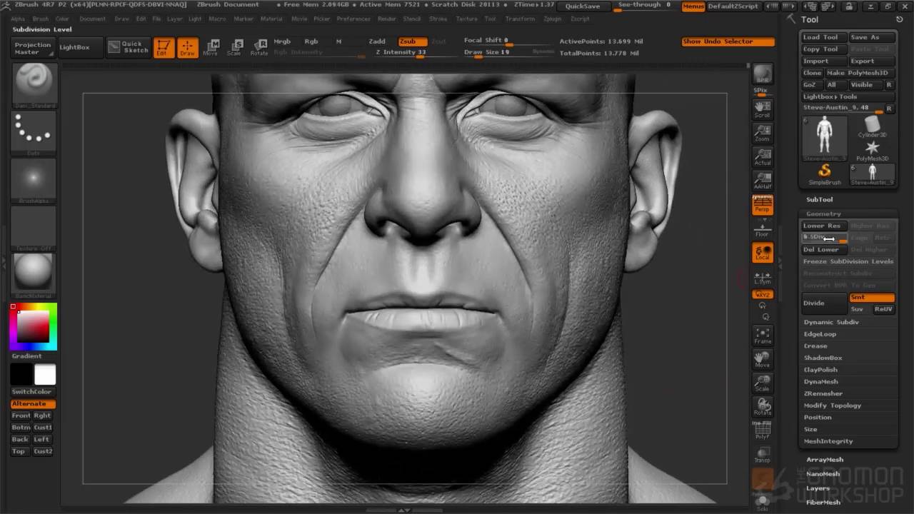 Clip from Creating Hyper Realistic Characters in ZBrush - YouTube