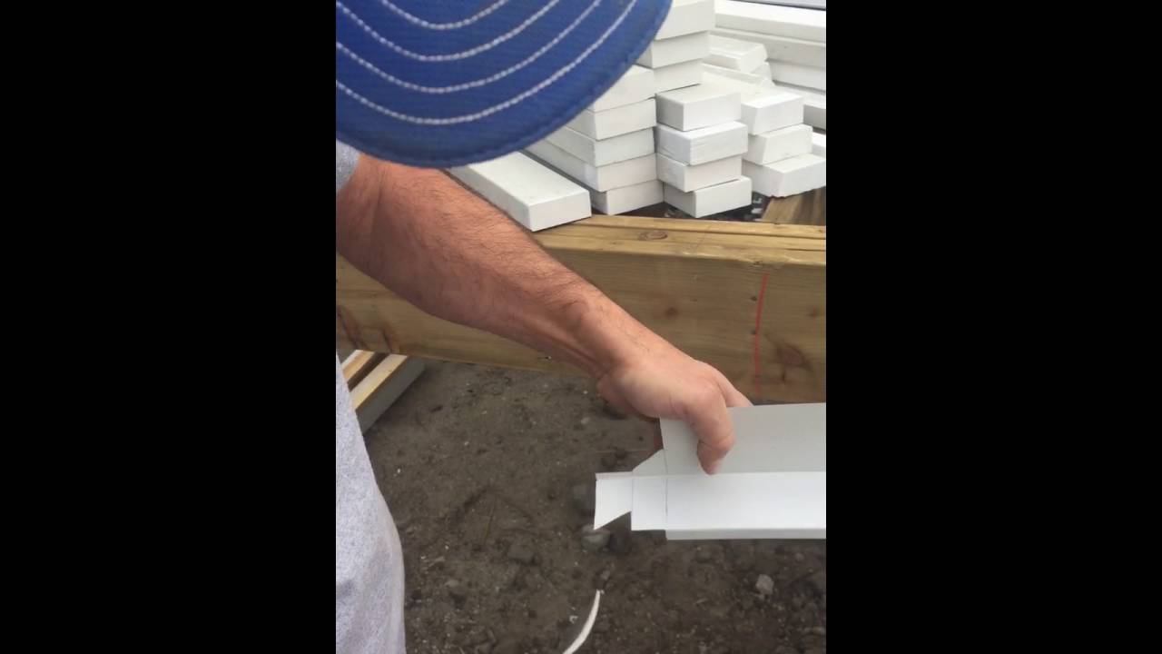 Drip Flashing With End Dam Youtube
