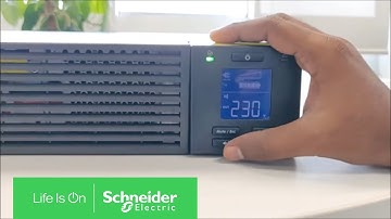 How to Enable Manual Bypass Mode in SRV6KL-IN Through the Display | Schneider Electric Support