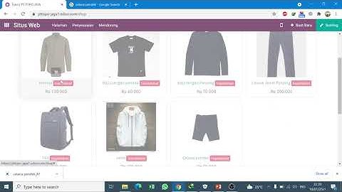 Tugas Odoo ERP E-Commerce