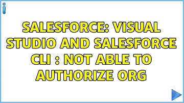 Salesforce: Visual Studio and Salesforce CLI : Not able to authorize org
