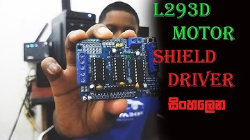 L293D Motor Shield Driver In Sinhala