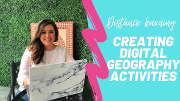 Distance Learning How to Create Geography Activities in Google Slides