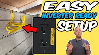 How Do You Hookup Inverter Outlet in RV? ~ Supports BOTH Inverter or Battery Generator!