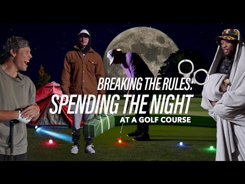 We spent a night at the golf course | Did we get in Trouble