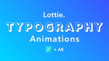 FASTEST Way To Animate Text For Lottie Animations
