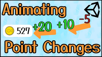 Animating Point Counter Changes (Point Counter Part 2) - Unity Tutorial