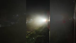 Unstoppable Glow: Indian Train Lights Piercing the Darkness 🌙✨