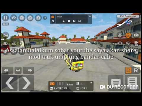 Share mod  bussid truk  umplung bandar cabe  YouTube