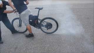 HPC- Burn Rubber, Not Gas! 100MPH Electric Bike Burnouts