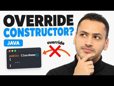 65. Can We Override a Constructor in Java? | Interview Question