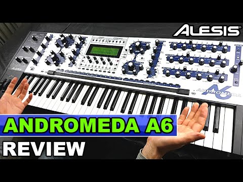 ALESIS ANDROMEDA A6 - Synth Review, Sounds & Demo | Polyphonic Analog Synthesizer