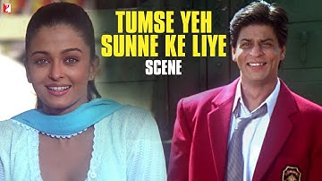 Tumse Yeh Sunne Ke Liye | Scene | Mohabbatein | Shah Rukh Khan, Aishwarya Rai | Aditya Chopra