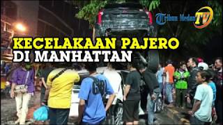 Kecelakaan Beruntun di Dekat Manhattan Mal, Pajero Sport Naik ke Atas Honda Jazz