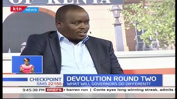 Devolution Round Two: Accountability faulted by experts part one