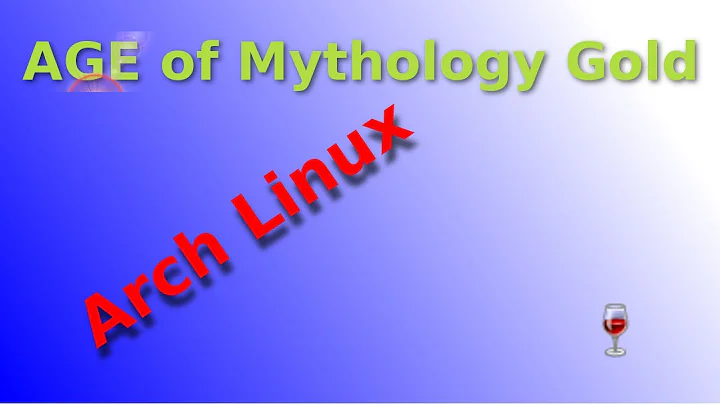 How to install Age of Mythology in Arch Linux using WINE
