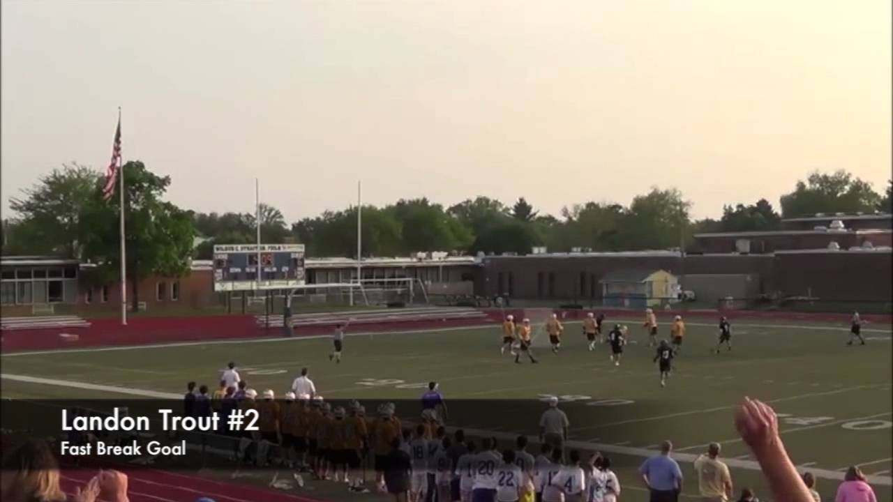 Landon Trout LAX 2014 Season Highlights YouTube