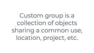 XorMon NG - Custom groups