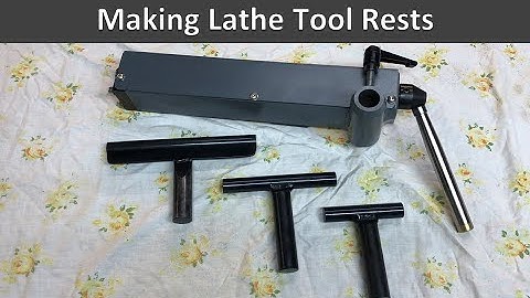 Building Tool Rests For The Woodturning Lathe